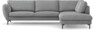 Madison Lux - 3-sits soffa med divan höger - Grå
