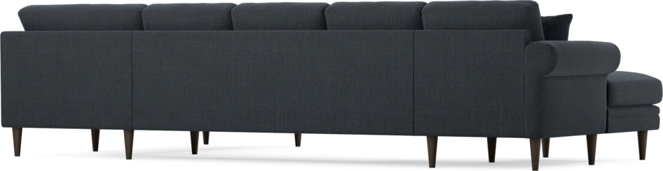 Eden - 3-sits soffa med schäslong vänster och divan höger - Blå