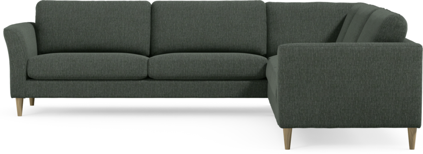 Bridge - Hörnsoffa, 3+3-sits - Grön