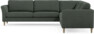Bridge - Hörnsoffa, 3+3-sits - Grön