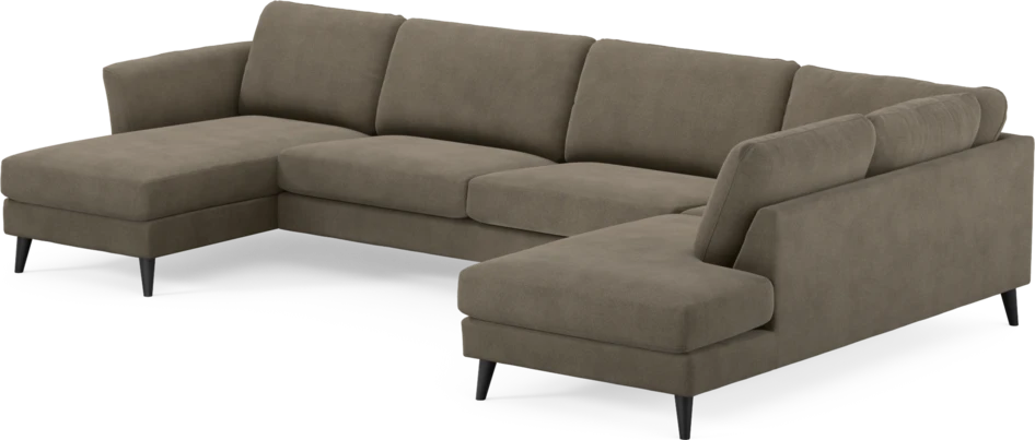 Bridge - 3-sits soffa med schäslong vänster och divan höger - Beige