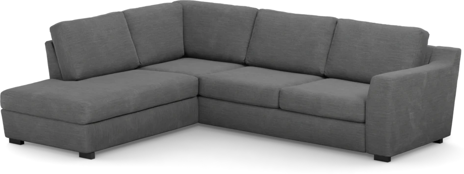 Friday - 2,5-sits soffa med divan vänster - Grå
