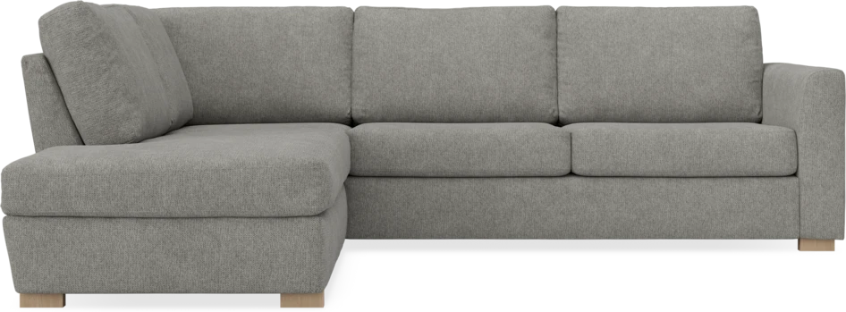 Friday - 2,5-sits soffa med divan vänster - Grå