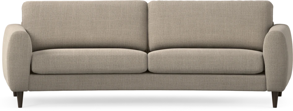 Bridge - 3-sits soffa svängd - Beige