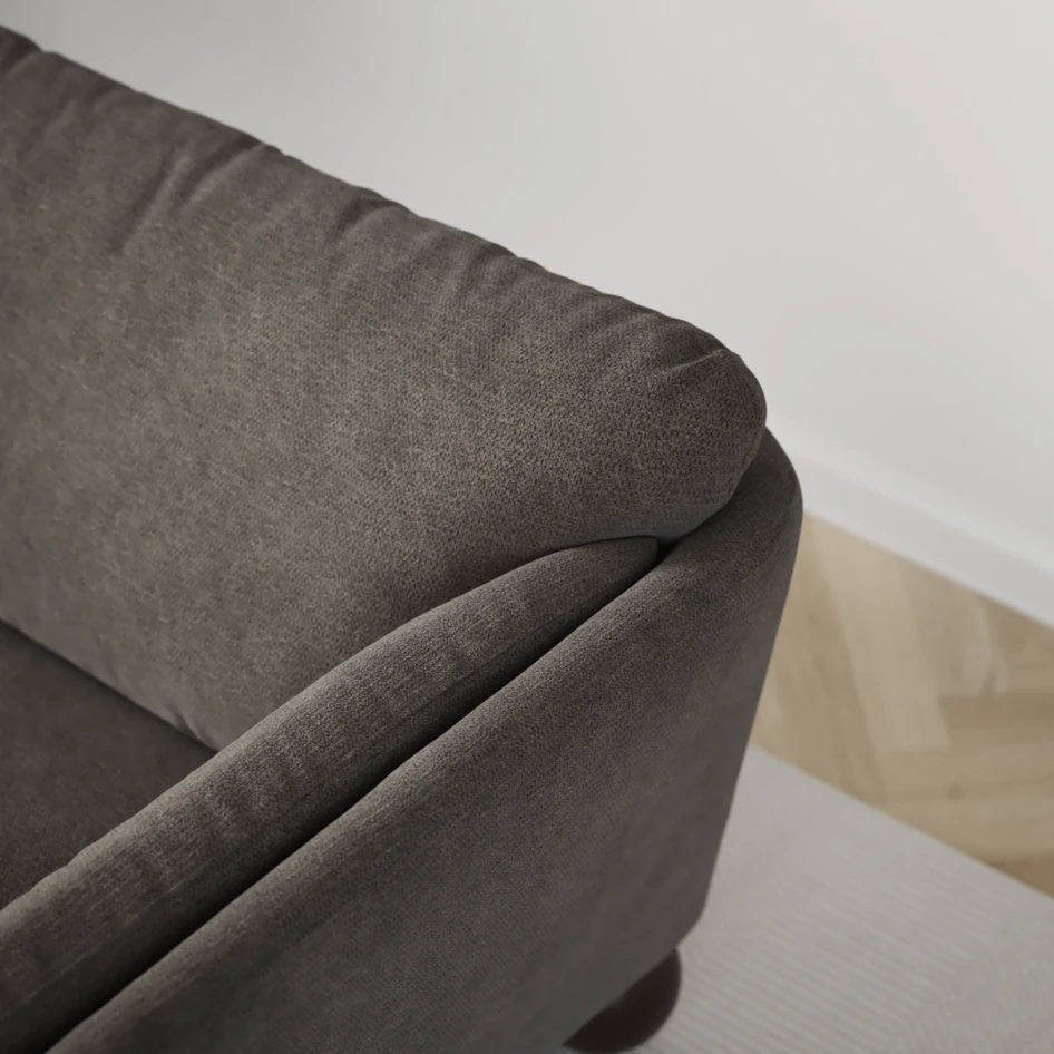 Madison Lux - 2-sits soffa med divan vänster och schäslong höger - Grå