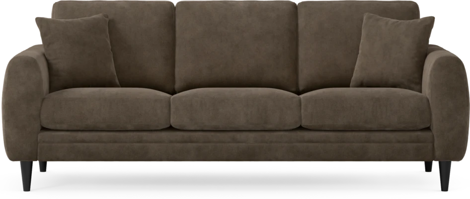 Eden - 3-sits soffa - Brun