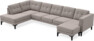Rio - 4-sits soffa med divan vänster och schäslong höger - Grå