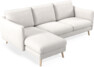 Madison Lux - 2-sits soffa med schäslong vänster - Beige