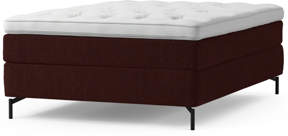 Delux Sense - Kontinentalsäng, enkelsäng 140 cm med bäddmadrass och sängben