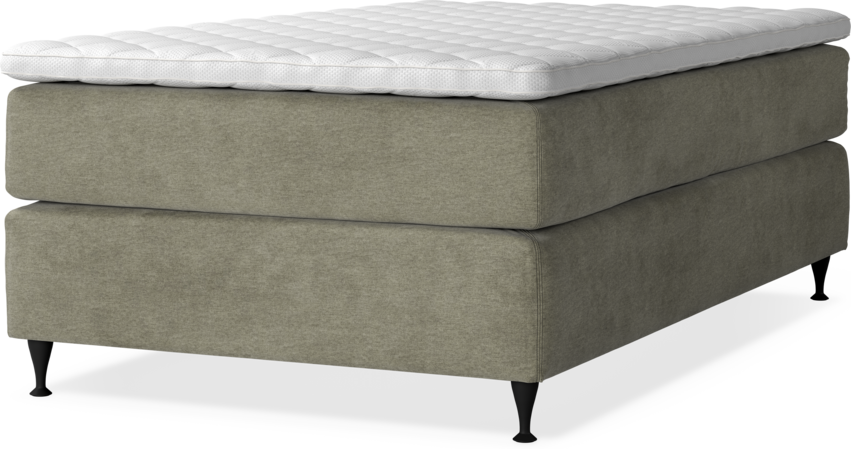 Delux Dream - Kontinentalsäng, enkelsäng med bäddmadrass - Beige