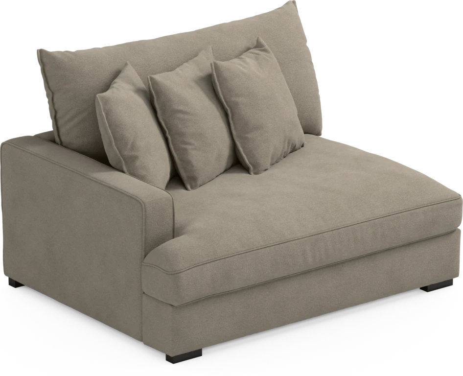 Rossi - 2-sits med armstöd vänster - Beige
