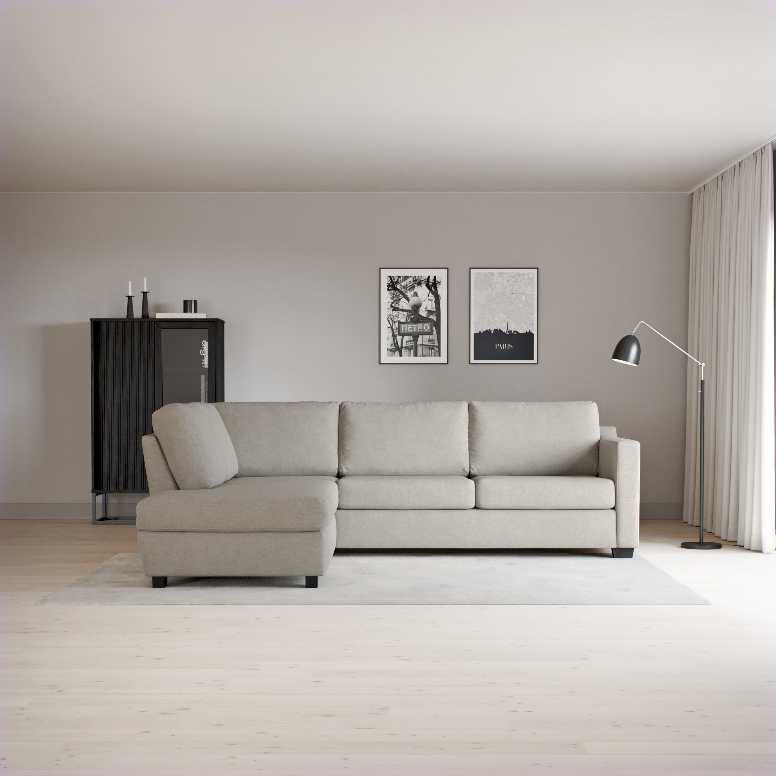 Friday - 2,5-sits soffa med divan vänster - inspiration