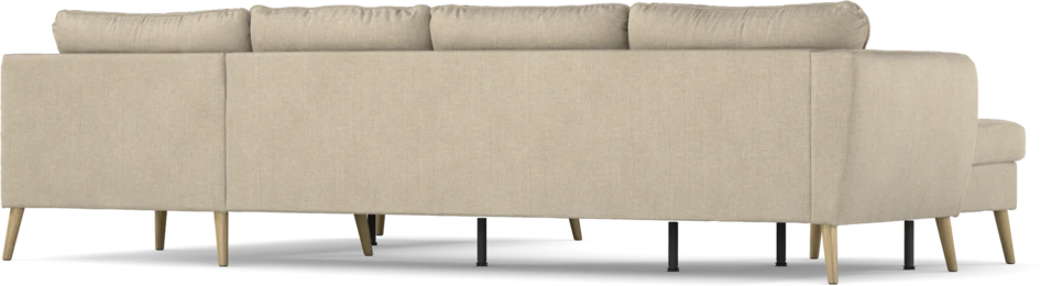 County - Hörnsoffa, 3+2-sits med schäslong vänster - Beige