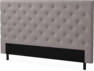 Delux Pikerad - Sänggavel, 90-210 cm - Grå