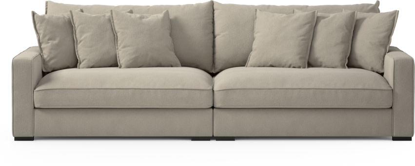 Rossi - 4-sits soffa - Grå