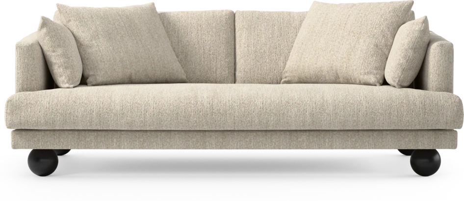 Harper - 3-sits soffa, hel dyna - Beige