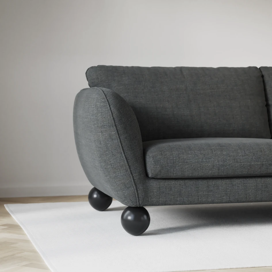 Madison - 2-sits soffa med divan vänster och schäslong höger - Grå