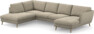 Madison Lux - 2-sits soffa med divan vänster och schäslong höger - Beige