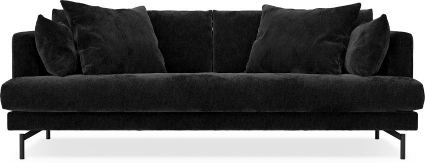 Harper - 3-sits soffa, hel dyna - Grå