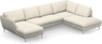 Madison Lux - 2-sits soffa med schäslong vänster och divan höger - Vit