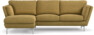 Madison Lux - 2-sits soffa med schäslong vänster - Gul
