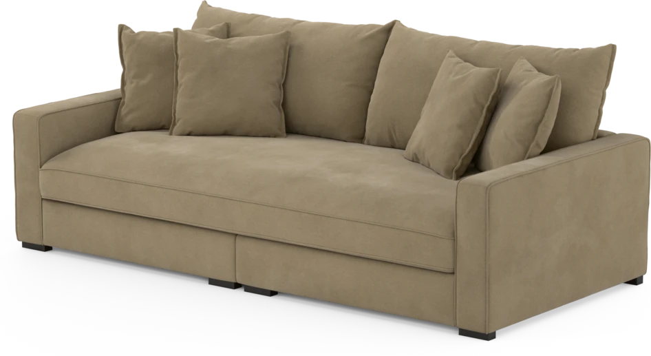 Rossi - 3-sits soffa, hel dyna - Beige