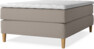 Delux Dream - Kontinentalsäng, enkelsäng med bäddmadrass - Beige