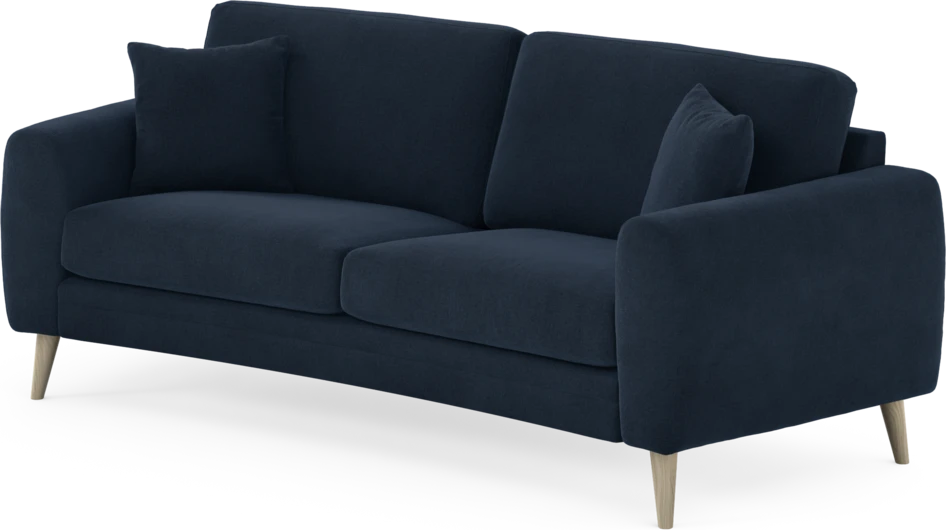 Eden - 2,5-sits soffa svängd - Blå