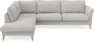 Bridge - 3-sits soffa med divan vänster - Grå