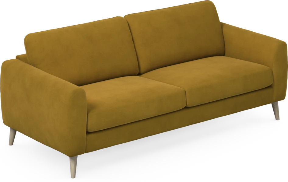Bridge - 3-sits soffa - Gul