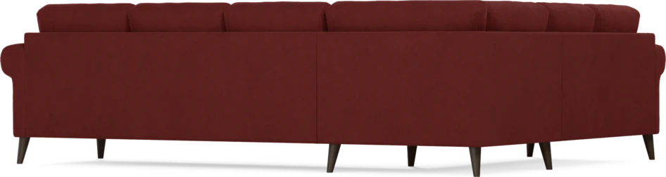 Eden - Hörnsoffa, 2+3-sits - Röd