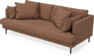 Harper - 3-sits soffa, hel dyna - Orange