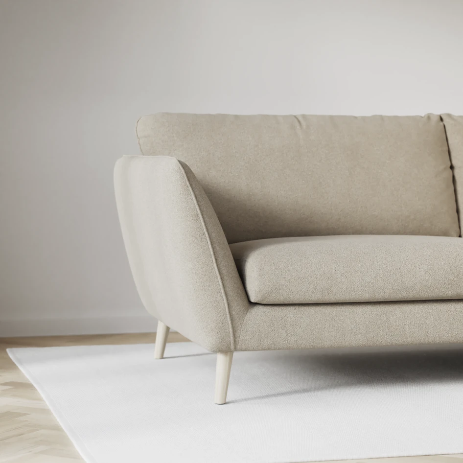 Madison Lux - 2-sits soffa med divan vänster och höger - Beige