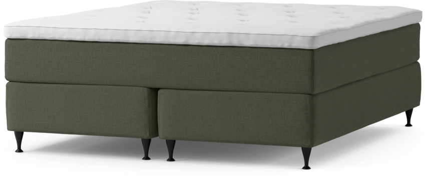 Delux Dream - Kontinentalsäng, dubbelsäng med bäddmadrass och sängben