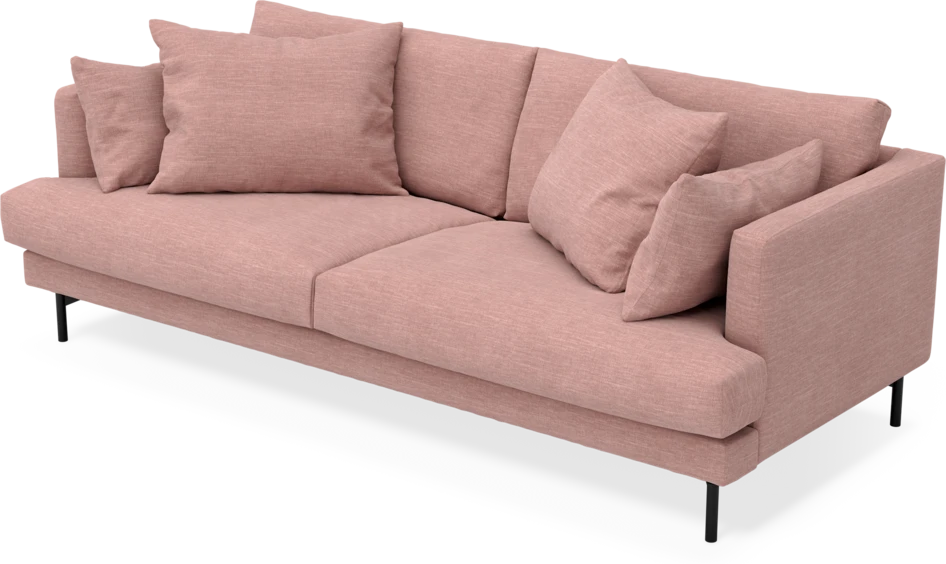 Harper - 3-sits soffa - Rosa