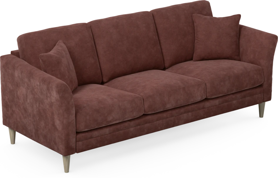 Eden - 3-sits soffa - Röd