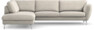 Madison - 3-sits soffa med divan vänster - Beige