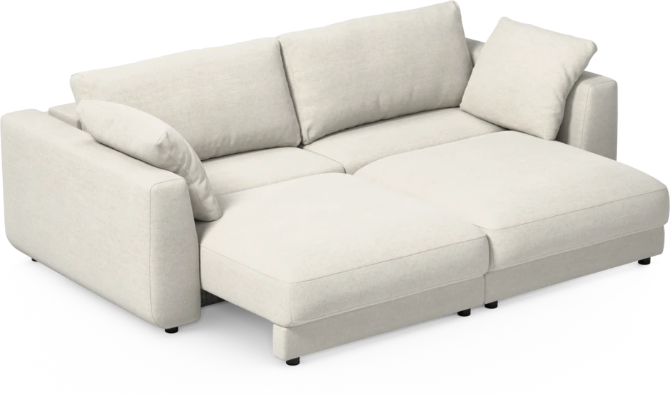 Amie - Bäddsoffa 3-sits - Vit