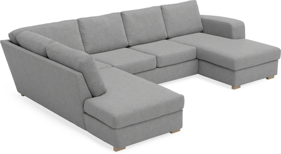 Friday - 3-sits soffa med divan vänster och schäslong höger - Grå