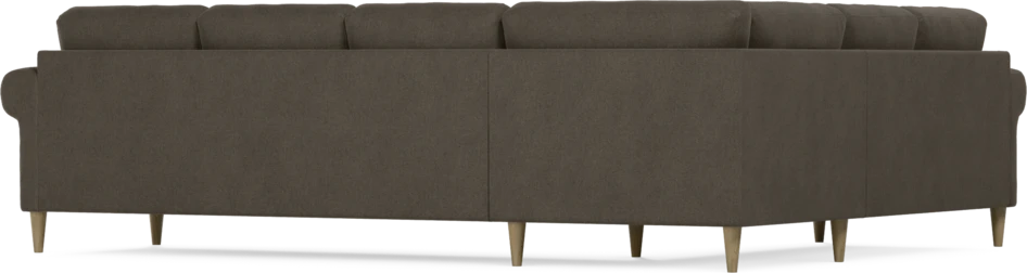 Eden - Hörnsoffa, 2+3-sits - Brun