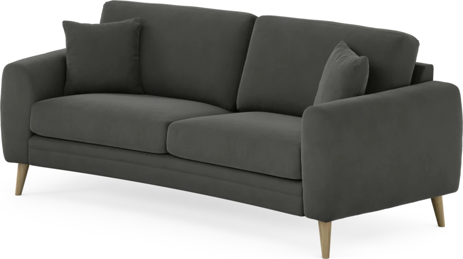 Eden - 2,5-sits soffa svängd - Grå