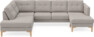 Rio - 3-sits soffa med divan vänster och schäslong höger - Beige