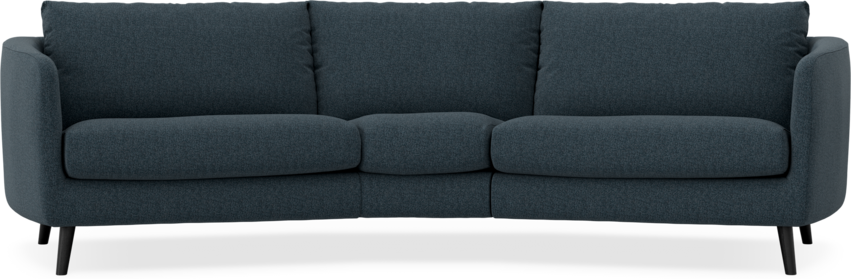 Madison - 3-sits soffa svängd, 90 cm - Turkos