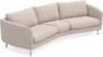 Madison - 3-sits soffa svängd, 90 cm - Beige