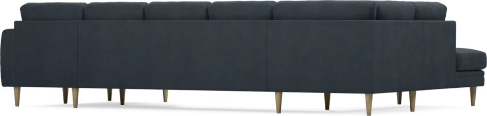 Eden - 3-sits soffa med divan vänster och schäslong höger - Blå