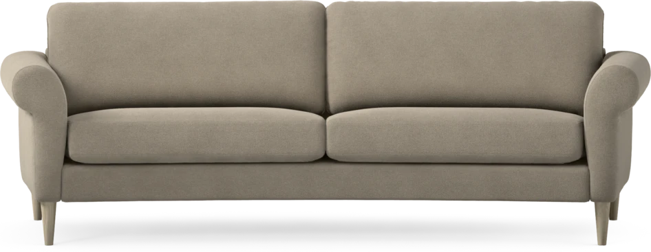 Bridge - 3-sits soffa svängd - Beige