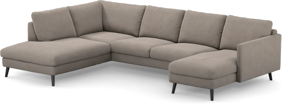 Madison - 2-sits soffa med divan vänster och schäslong höger - Beige