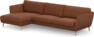 Madison Lux - 3-sits soffa med schäslong vänster - Röd
