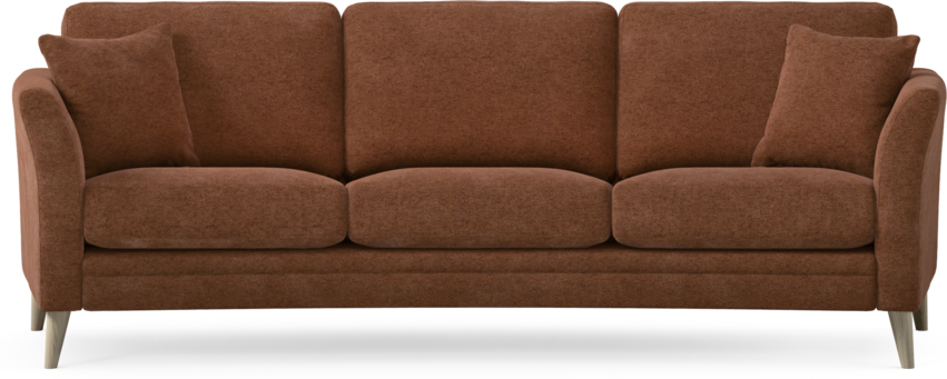 Eden - 3-sits soffa svängd - Orange