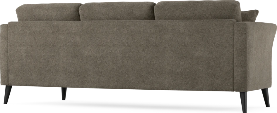 Eden - 3-sits soffa svängd - Brun